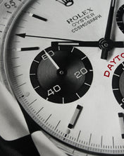 Load image into Gallery viewer, Tribute To Rolex Daytona 6265 "Big Red" Watch Art Print — Horological Art Print by Artist Tamás Fehér