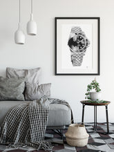 Load image into Gallery viewer, "Batman" GMT-Master II Watch Drawing — Horological Art Print by Artist Tamás Fehér