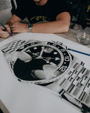 Load image into Gallery viewer, "Batman" GMT-Master II Watch Drawing — Horological Art Print by Artist Tamás Fehér
