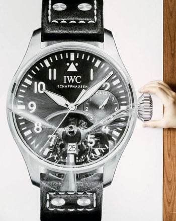 "Big Pilot" & Spitfire Watch Drawing — Horological Art Print by Artist Tamás Fehér