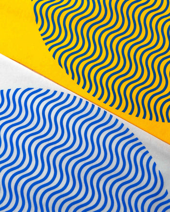 "Tribute To The Wave Dial" Print T-Shirt In White — Horological Apparel