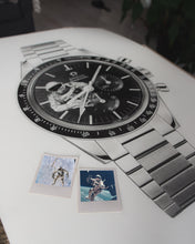 Load image into Gallery viewer, "Tribute To Ed White's Speedmaster" Watch Drawing — Horological Art Print by Artist Tamás Fehér