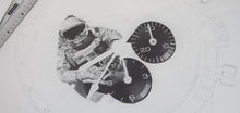 Load image into Gallery viewer, "Tribute To Ed White's Speedmaster" Watch Drawing — Horological Art Print by Artist Tamás Fehér