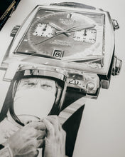 Load image into Gallery viewer, "Le Mans Chronograph" Watch Drawing — Horological Art Print by Artist Tamás Fehér