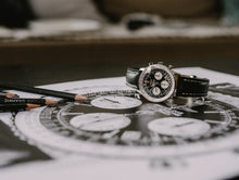 Load image into Gallery viewer, "Navitimer" Watch Drawing — Horological Art Print by Artist Tamás Fehér
