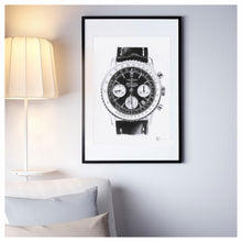 Load image into Gallery viewer, "Navitimer" Watch Drawing — Horological Art Print by Artist Tamás Fehér