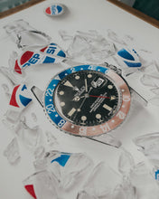 Load image into Gallery viewer, Tribute To The Pepsi GMT Watch Drawing — Horological Art Print by Artist Tamás Fehér