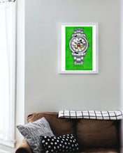 Load image into Gallery viewer, Rolex Datejust Watch Drawing & Tribute To Mickey — Horological Art Print by Artist Ben Li