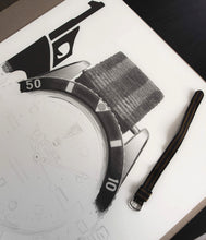 Load image into Gallery viewer, Tribute To Sean Connery & His Bond Rolex Submariner 6538 — Horological Art Print by Artist Tamás Fehér