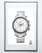 Load image into Gallery viewer, "Moonwatch Snoopy Apollo 13" Watch Drawing — Horological Art Print by Artist Tamás Fehér
