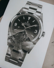 Load image into Gallery viewer, "Tribute To The Explorer" Watch Drawing — Horological Art Print by Artist Tamás Fehér