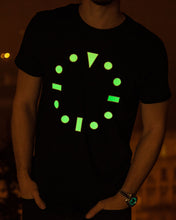 Load image into Gallery viewer, "Iconic Dial" Luminescent Watch Dial T-Shirt — Horological Apparel