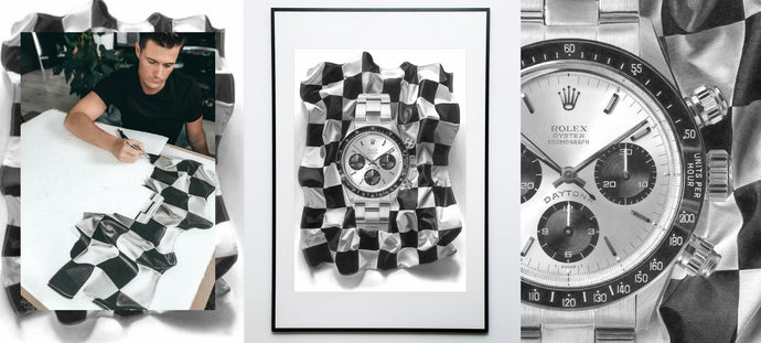 Art Tribute To The Rolex Cosmograph Daytona 6263: New Horological Artwork On The aBlogtoWatch Store