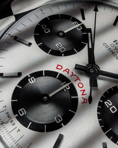 Tribute To Rolex Daytona 6265 "Big Red" Watch Art Print — Horological Art Print by Artist Tamás Fehér