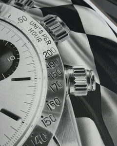 Tribute To Rolex Daytona 6265 "Big Red" Watch Art Print — Horological Art Print by Artist Tamás Fehér