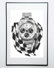 Load image into Gallery viewer, Tribute To Rolex Daytona 6265 &quot;Big Red&quot; Watch Art Print — Horological Art Print by Artist Tamás Fehér