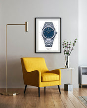 Load image into Gallery viewer, Tribute To The Royal Oak 15500 Watch Drawing — Horological Art Print by Artist Ben Li