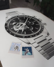 Load image into Gallery viewer, &quot;Tribute To Ed White&#39;s Speedmaster&quot; Watch Drawing — Horological Art Print by Artist Tamás Fehér