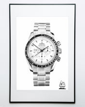Load image into Gallery viewer, &quot;Moonwatch Snoopy Apollo 13&quot; Watch Drawing — Horological Art Print by Artist Tamás Fehér