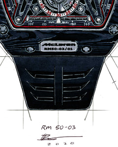 Richard Mille RM 50-03 Chronograph Watch Tribute — Horological Art Print by Artist Ben Li
