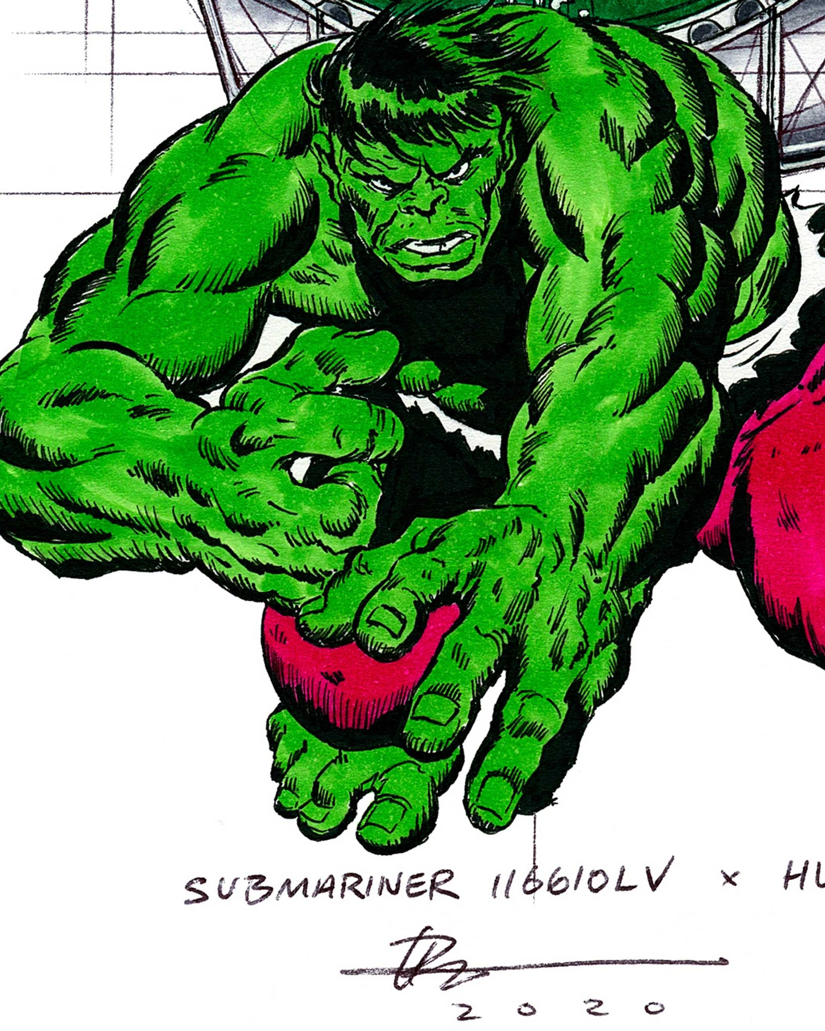 Tribute to Rolex Submariner Date 116610LV 'Hulk