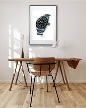 Load image into Gallery viewer, Tudor Black Bay BB58 Watch Tribute — Horological Art Print by Artist Ben Li
