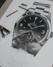 Load image into Gallery viewer, &quot;Tribute To The Explorer&quot; Watch Drawing — Horological Art Print by Artist Tamás Fehér