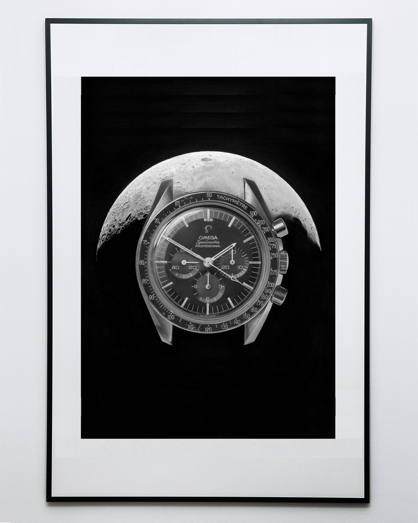 Tribute To The Moonwatch Watch Drawing Print – Horological Artwork