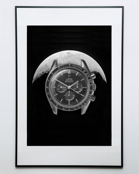 Tribute To The Moonwatch Watch Drawing — Horological Art Print by Artist Tamás Fehér